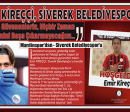Emir Kireççi, Siverek Belediyespor’da…