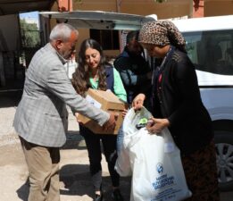 HBB’DEN EVİ YANAN AİLEYE YARDIM ELİ