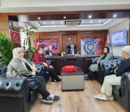 MHP KADIN KOLLARINDAN EMNİYET MÜDÜRÜ GÜNEŞ’E ZİYARET