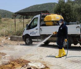 HBB’DEN KESİM ALANLARINDA BAYRAM SONRASI İLAÇLAMA