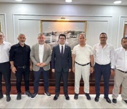 ARSUZ KAYMAKAMI FATİH EROĞLU’NA İSKENDERUN GAZETECİLER CEMİYETİ’NDEN HAYIRLI OLSUN ZİYARETİ
