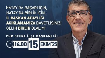 Dr. Ender Çolakoğlu’ndan Davet